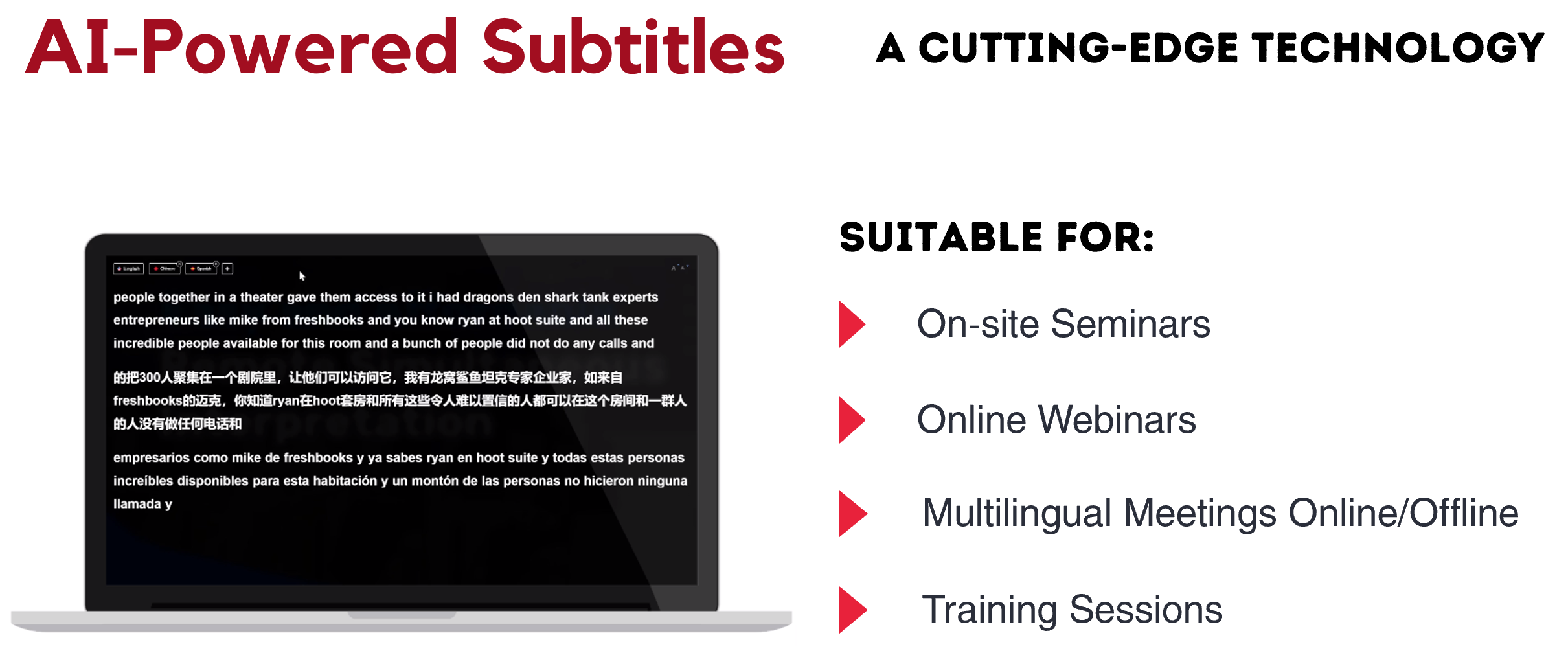 Simultaneous Interpreting one-stop services